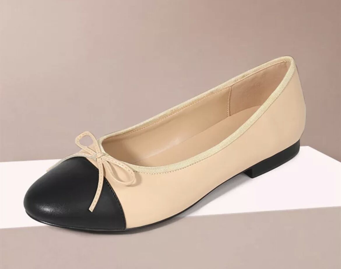 TOD'S バイカラー バレエシューズ フラットシューズ バイカラー♡バレエシューズ | HANNA CLOSET online