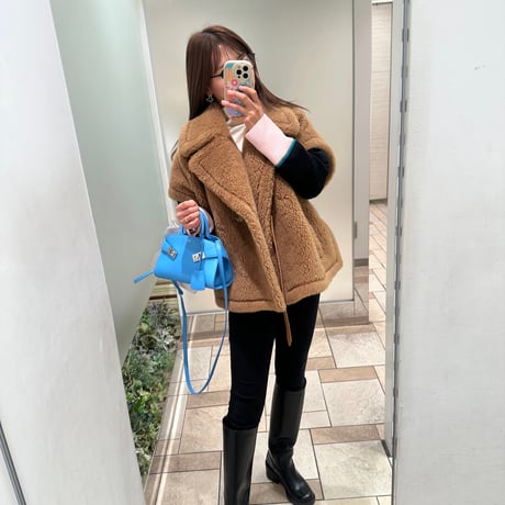 HANNA CLOSET　ハンナクローゼット もこもこダッフルブルゾン　コート HANNA CLOSETハンナクローゼット もこもこダッフルブルゾンコート