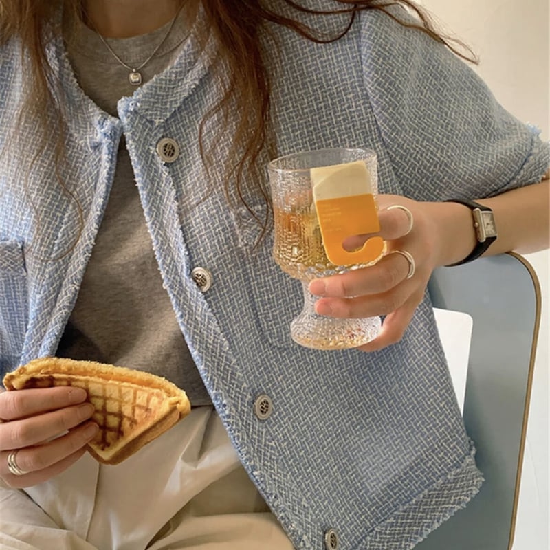 未使用品✨タグあり Rene バルーンスリーブ ツイード サマージャケット 半袖 楽天市場】ツイード ジャケット [K1389] レディース 20代 30代