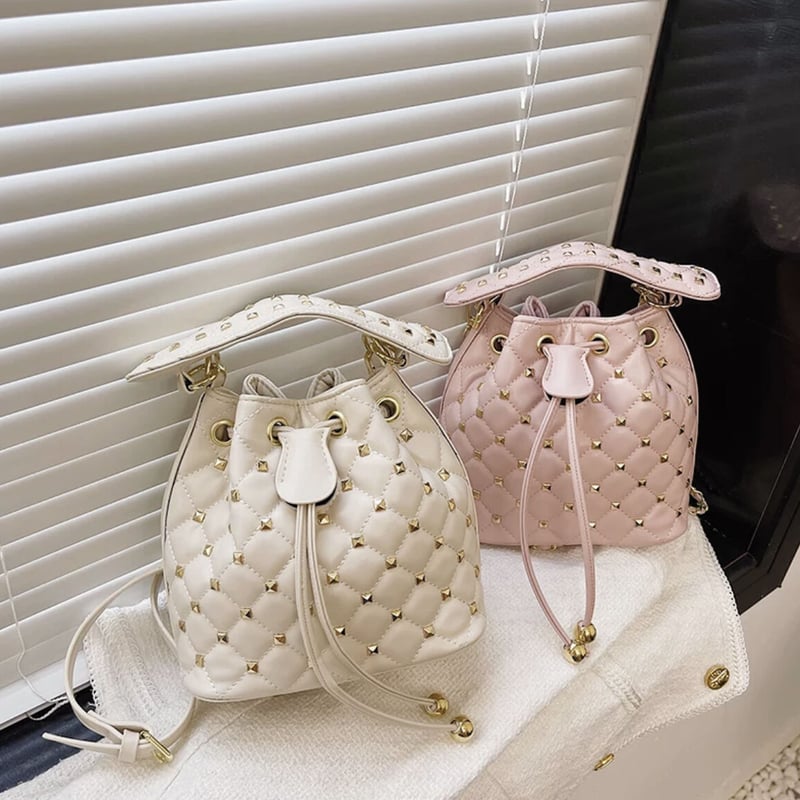 スタッズ巾着バッグ | HANNA CLOSET online