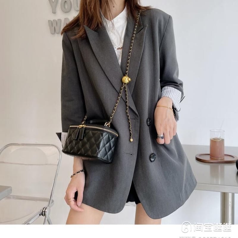 キルティングバニティバッグ | HANNA CLOSET online
