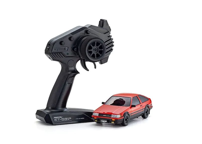 京商 ミニッツAWD トヨタ カローラレビン AE86 レッド/ブラック