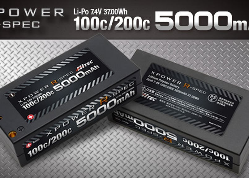 HiTEC XPOWER 5000  リポバッテリー２本 HiTEC XPOWER 5000 リポバッテリー2本 HiTEC XPOWER 5000 リポ
