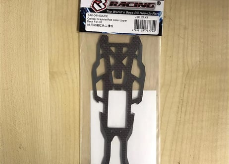 3Racing　SAK-D616GA Carbon Graphite Color Upper Deck For D6