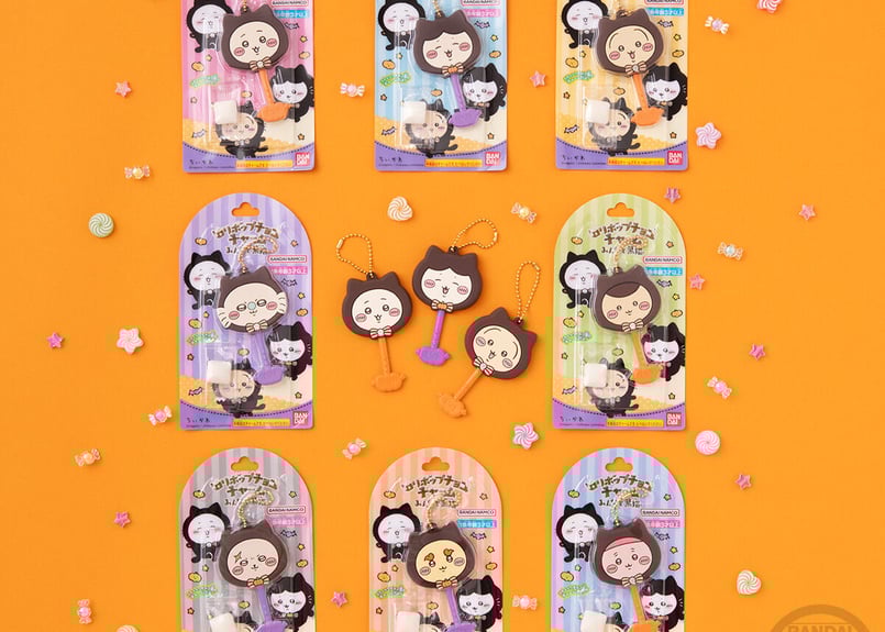 バンダイ ロリポップチョコチャーム ちいかわ みんなで黒猫(12個入BOX