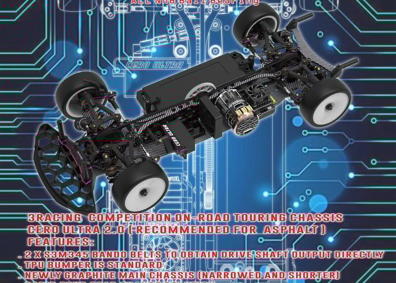 3Racing KIT-CERO ULTRA VER2.0 TOURING CAR | War