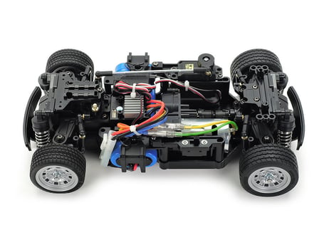 タミヤ　1/10RC フィアット アバルト 1000TCR ベルリーナ コルサ (MB-01シャーシ)