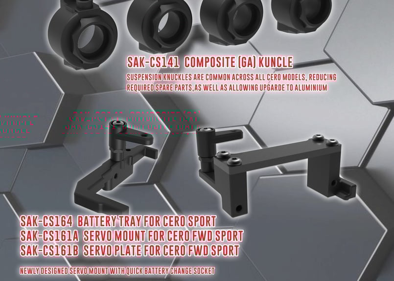 3Racing 1/10 CERO FWD SPORT TOURINGCAR【KIT-CERO