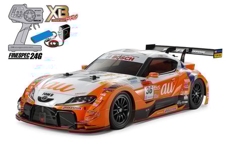 タミヤ 1/10RC XB au TOM'S GR Supra (TT-02シャーシ)