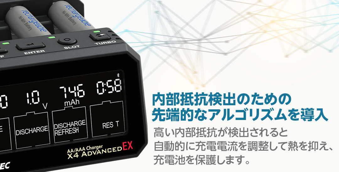 HiTEC X4 Advanced EX ［ AA/AAA チャージャー X4 アドバンス E