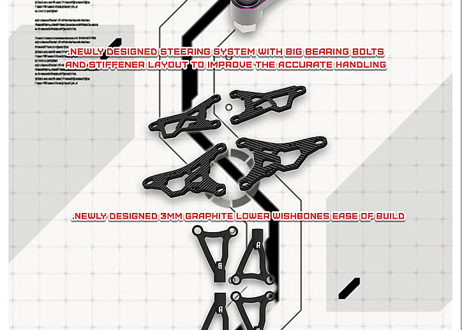 3Racing　1/10 CERO ULTRA-ACE(Aluminum chassis edition）2.0  (KIT-CERO ULTRA-ACE 2.0)