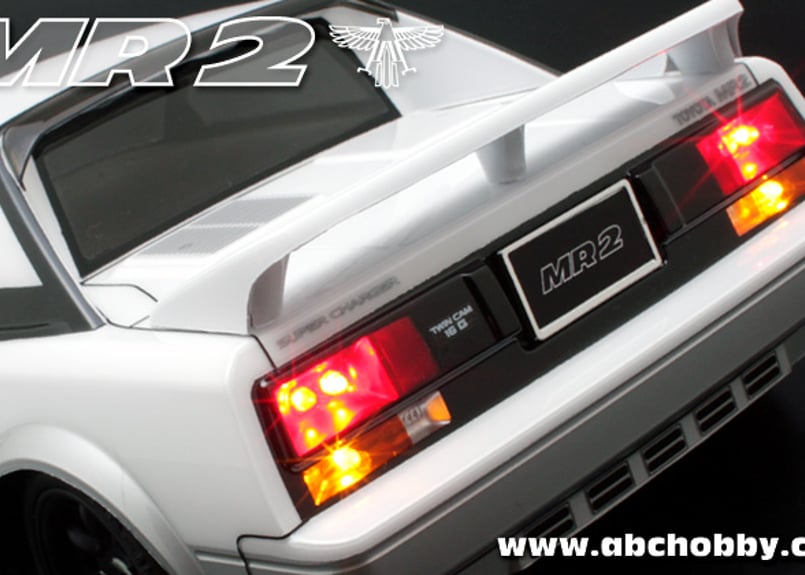 ABCホビー　MR2(AW11) Mシャーシ用ボディ ABC Hobby TOYOTA MR2 AW11 210mm Clear Body Set For 1/10 Mini