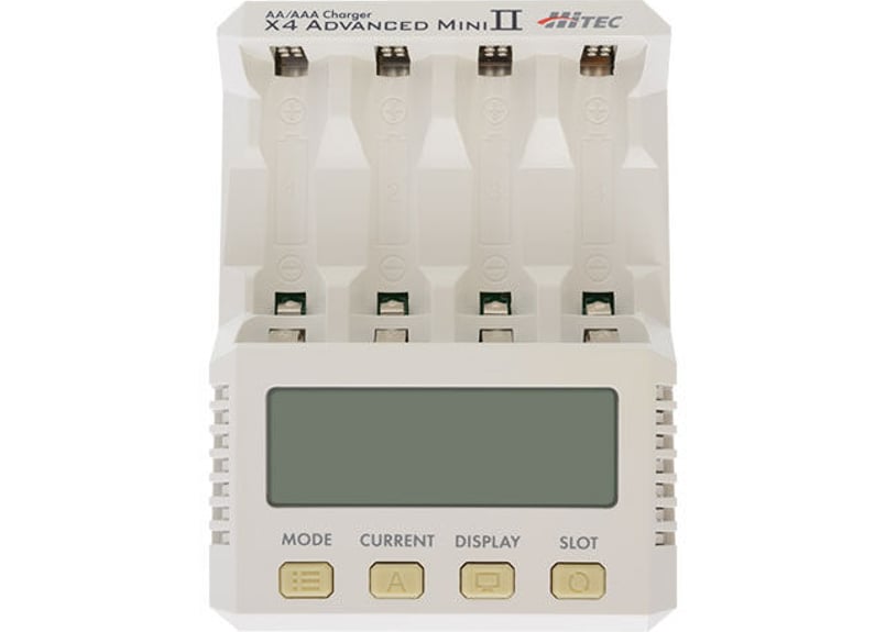 HiTEC AA/AAA Charger X4 Advanced Mini Ⅱ | Wareh HiTEC AA/AAA Charger X4 Advanced Mini Ⅱ | Wareh