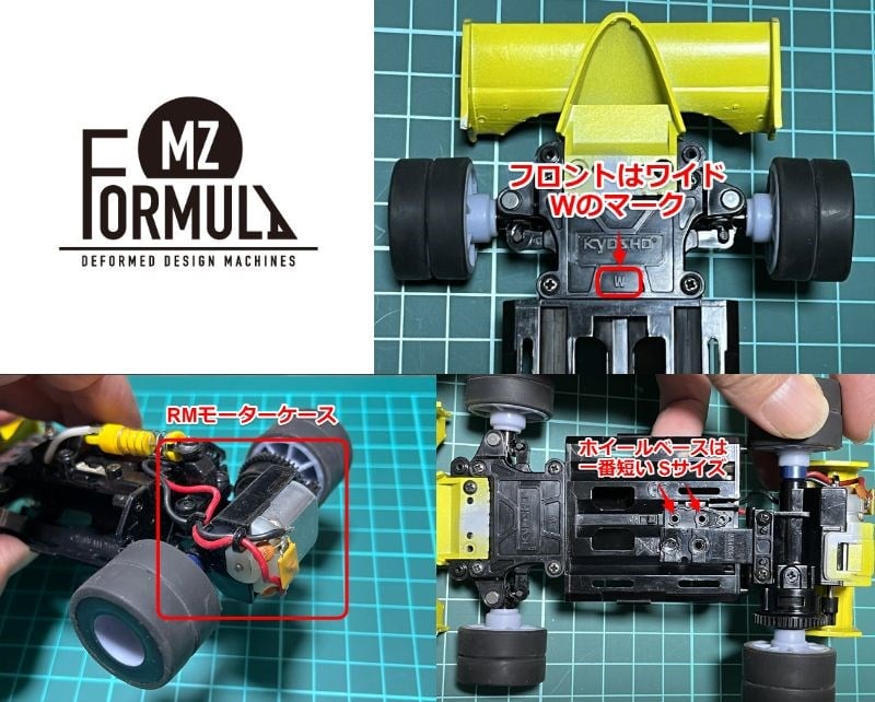 MZ FORMULA PROJECT - MZ Formula F87 ボディセット(MZ F