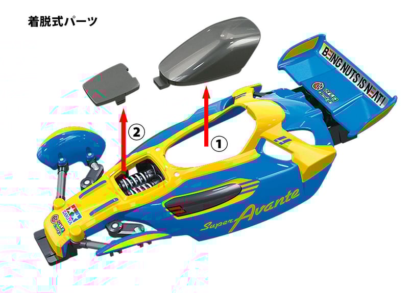 タミヤ　TAMIYA　アバンテ　シャシーのみ タミヤ 電動RCカーシリーズ 1/10RC 4WDレーシングバギー
