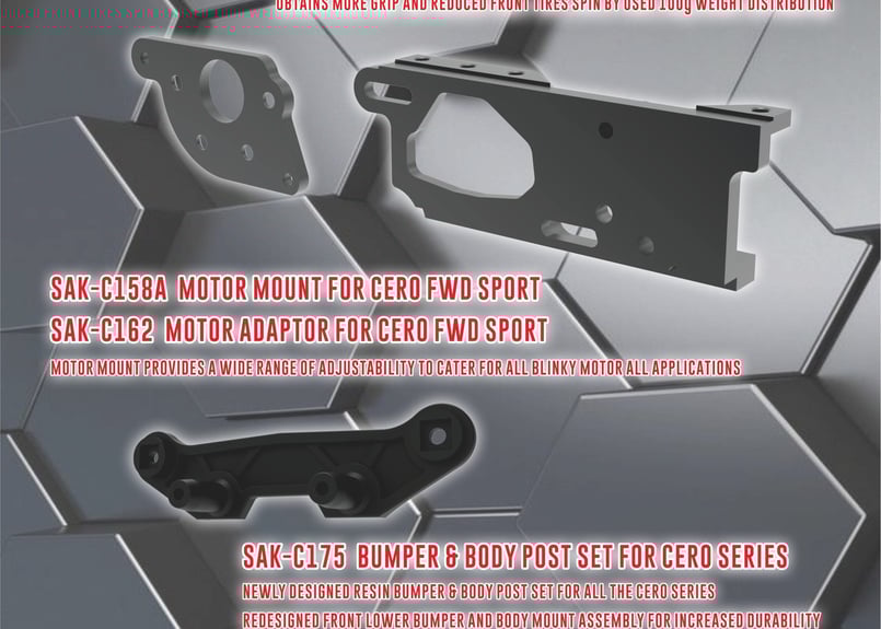 3Racing 1/10 CERO FWD SPORT TOURINGCAR【KIT-CERO 3Racing 1/10 CERO FWD SPORT TOURINGCAR【KIT-CERO