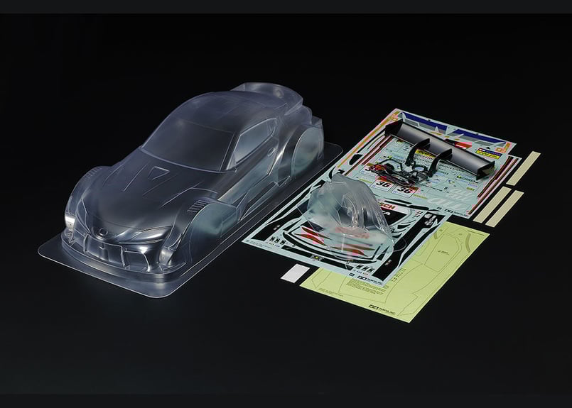 タミヤ SP.1678 1/10RC au TOM'S GR Supra スペアボディセット