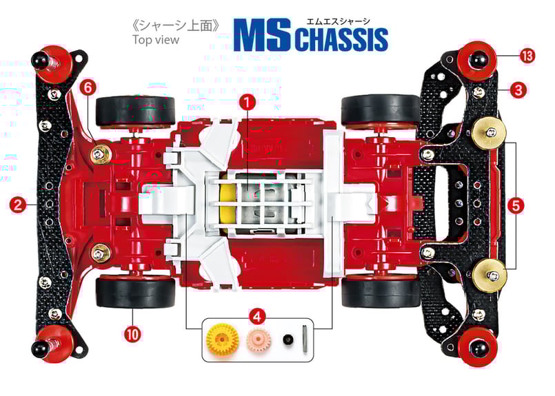 タミヤ アバンテMk.III ネロ アドバンスパック (MSシャーシ
