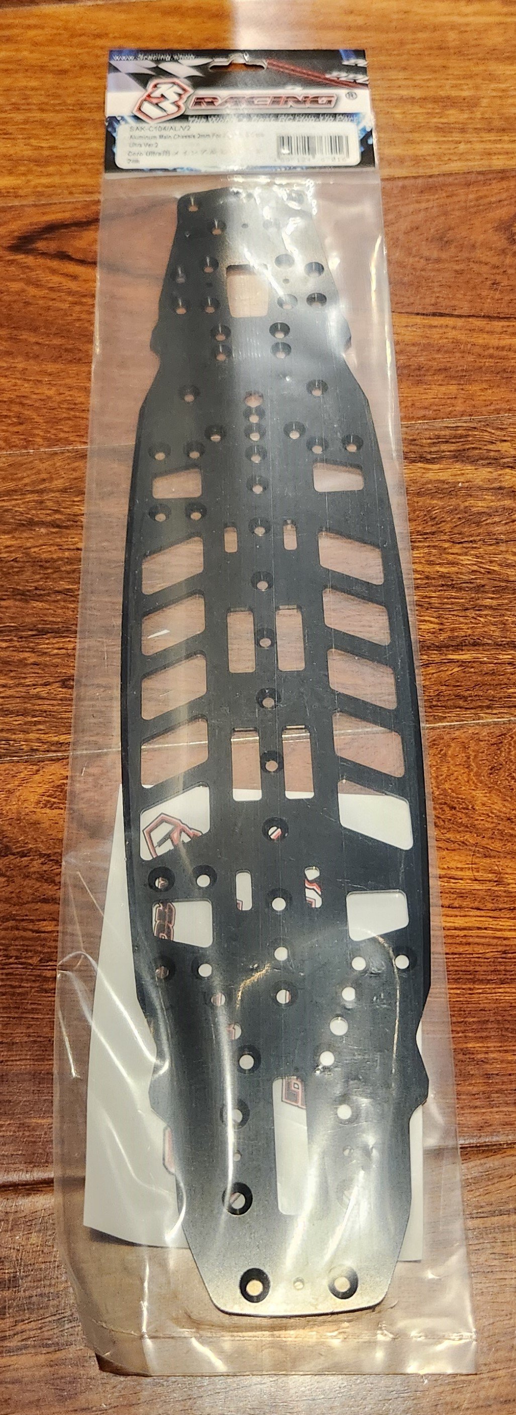 3Racing SAK-C104/AL/V2 Aluminum Main Chassis 2m