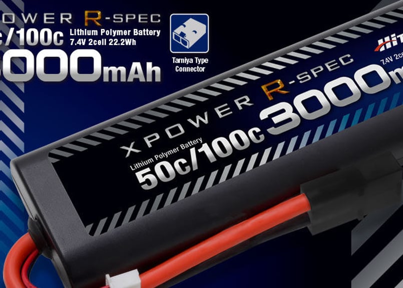 HiTEC XPOWER R-SPEC [エックスパワー Rスペック] Li-Po 7.4V