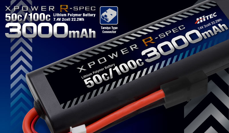 HiTEC XPOWER R-SPEC [エックスパワー Rスペック] Li-Po 7.4V