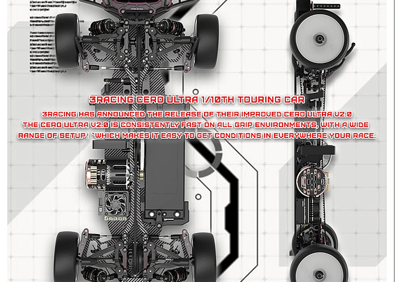 3Racing 1/10 CERO ULTRA-ACE(Aluminum chassis ed 3Racing 1/10 CERO ULTRA-ACE(Aluminum chassis ed