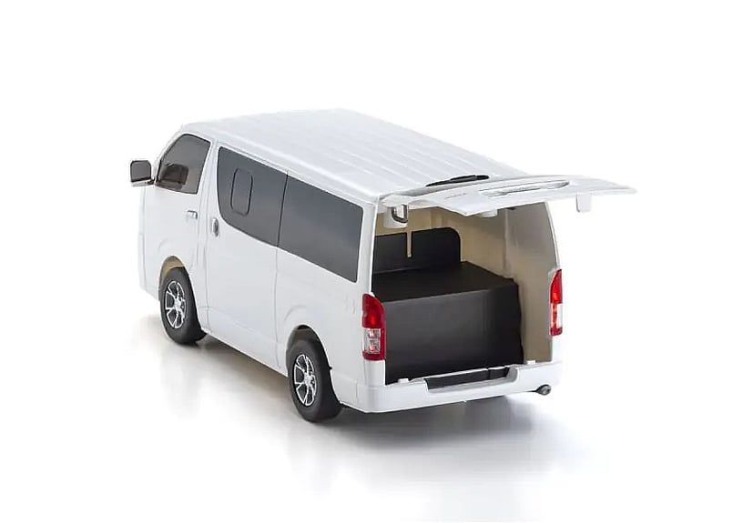 値下げ　京商　KYOSHO ハイエース 2台 モデルカー ミニカー 楽天市場】＜中古品＞京商 1/64 トヨタ ハイエース シルバー ※箱
