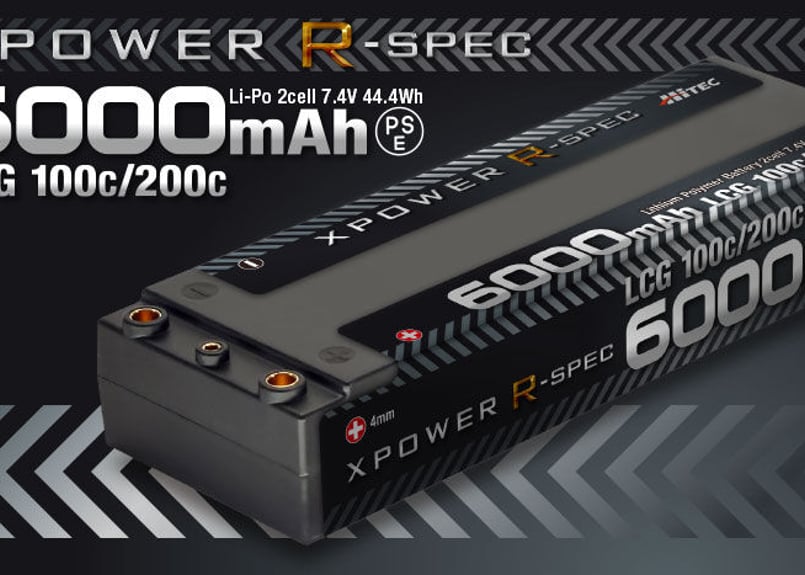 XPOWER R-SPEC LiPo7.4V3800mAh100C