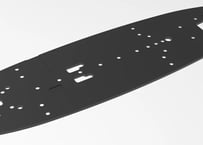 3Racing　SAK-CM103 FIBER GLASS MAIN CHASSIS 210MM FOR M CHASSIS CERO