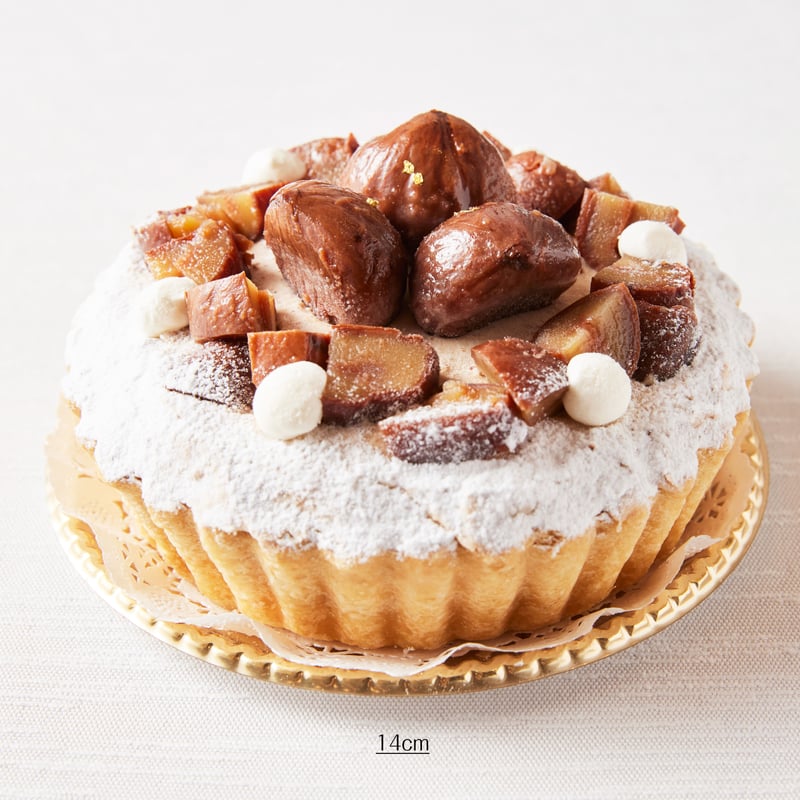 予約販売】Mont Blanc Tarte 14cm［冷凍］ | 和栗や オンラインショップ