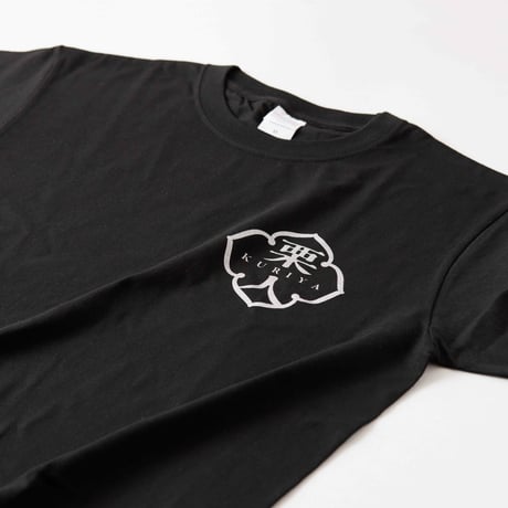 【受注生産】栗人（KURIYA）Tシャツ（黒）ドライシルキー