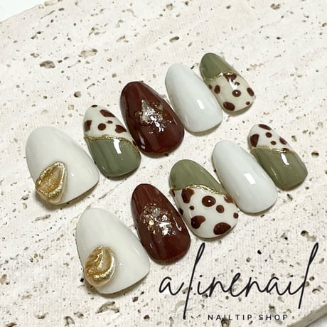 3dネイルパーツ ダルメシアン シカ 赤ちゃん ネイルパーツ アニマル
