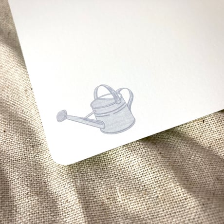 ポストカード　緑の気球