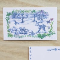 メッセージカード　ANIMALS FOREST 動物たちの森