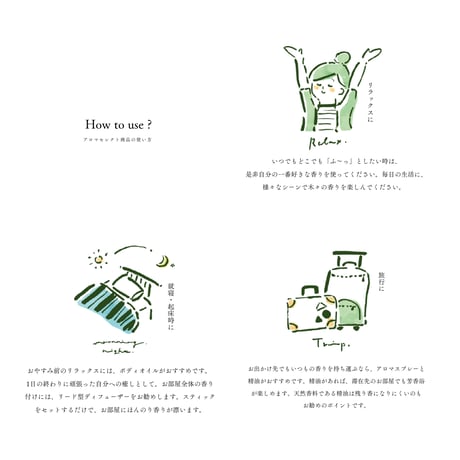 【リード型ディフューザーセット】ダブル