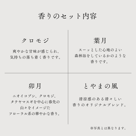 【リード型ディフューザーセット】クアドラプル
