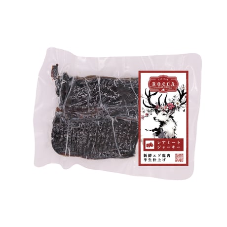 Rokka ロッカ エゾ鹿肉  レアミートジャーキー 60g