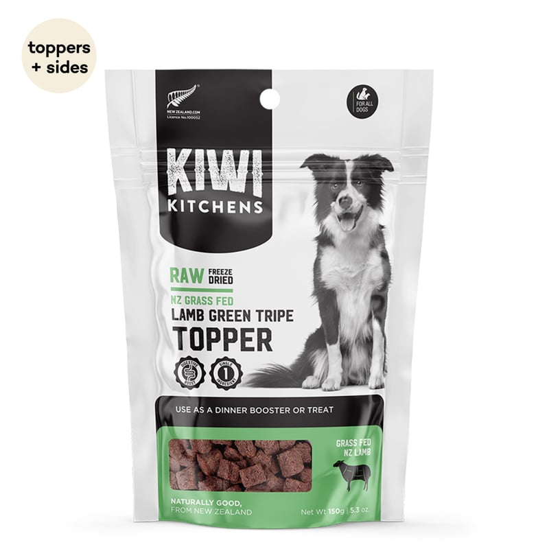 KIWI KITCHENS フリーズドライ トッパー ラムグリーントライプ 70g/150g