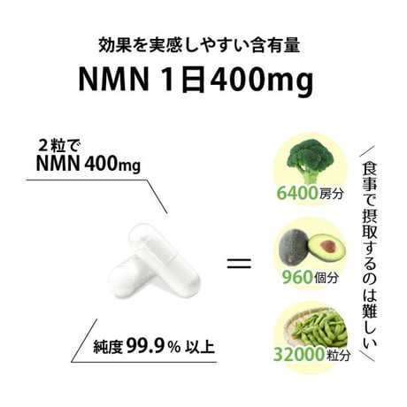 モアリッチ NMN ミライ 12000mg カプセルタイプ 90粒