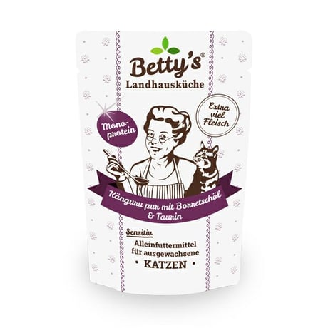 Betty's カンガルー肉のブイヨン煮込み 猫用 100g