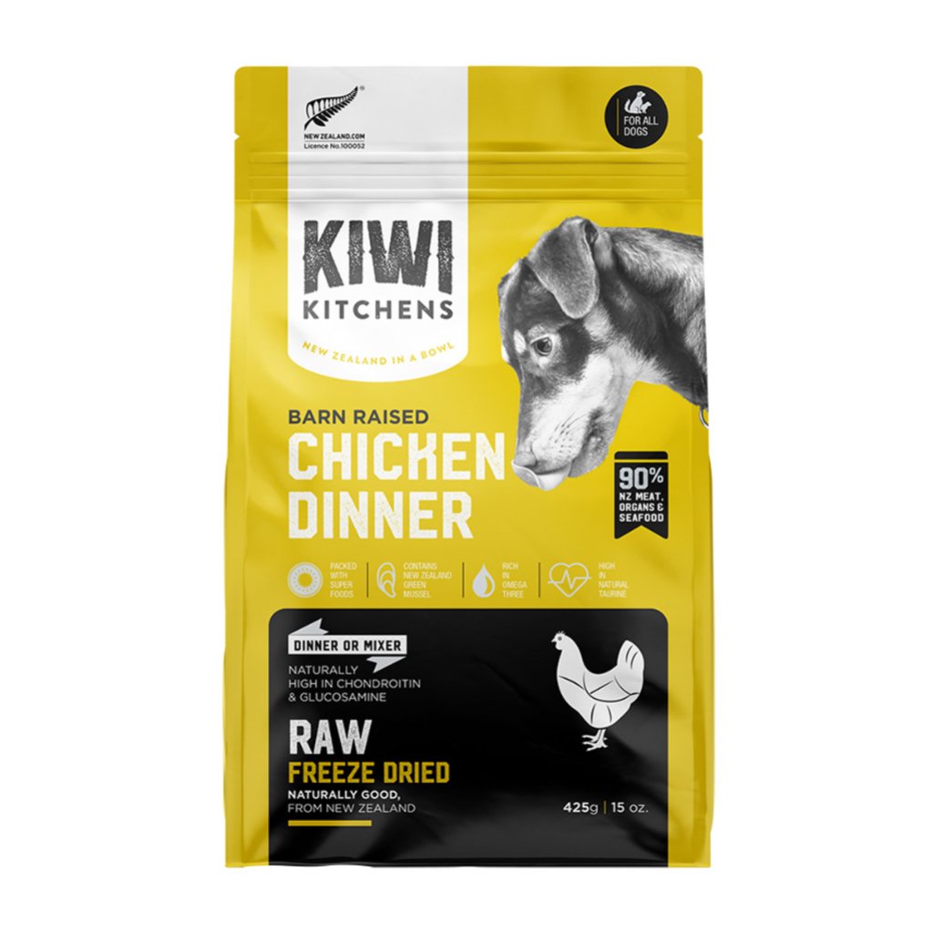 キウイキッチン KIWI KITCHEN チキン 425g フリーズドライ ④ KIWI KITCHENS フリーズドライ チキンディナー 142g/425g/900g |