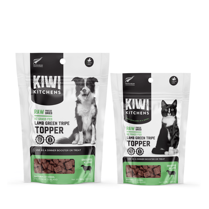 キウイキッチン KIWI フリーズドライ チキン ドライフード 犬 k9 KIWI KITCHENS フリーズドライ トッパー ラムグリーントライプ