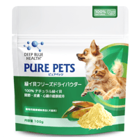 PURE PETS 緑イ貝フリーズドライパウダー 30g/100g  お得で使いやすいパウダータイプ！