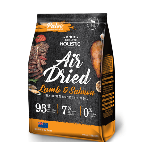 ABSOLUTE  エアドライ サーフターフ  ラム＆サーモン 100g/1kg
