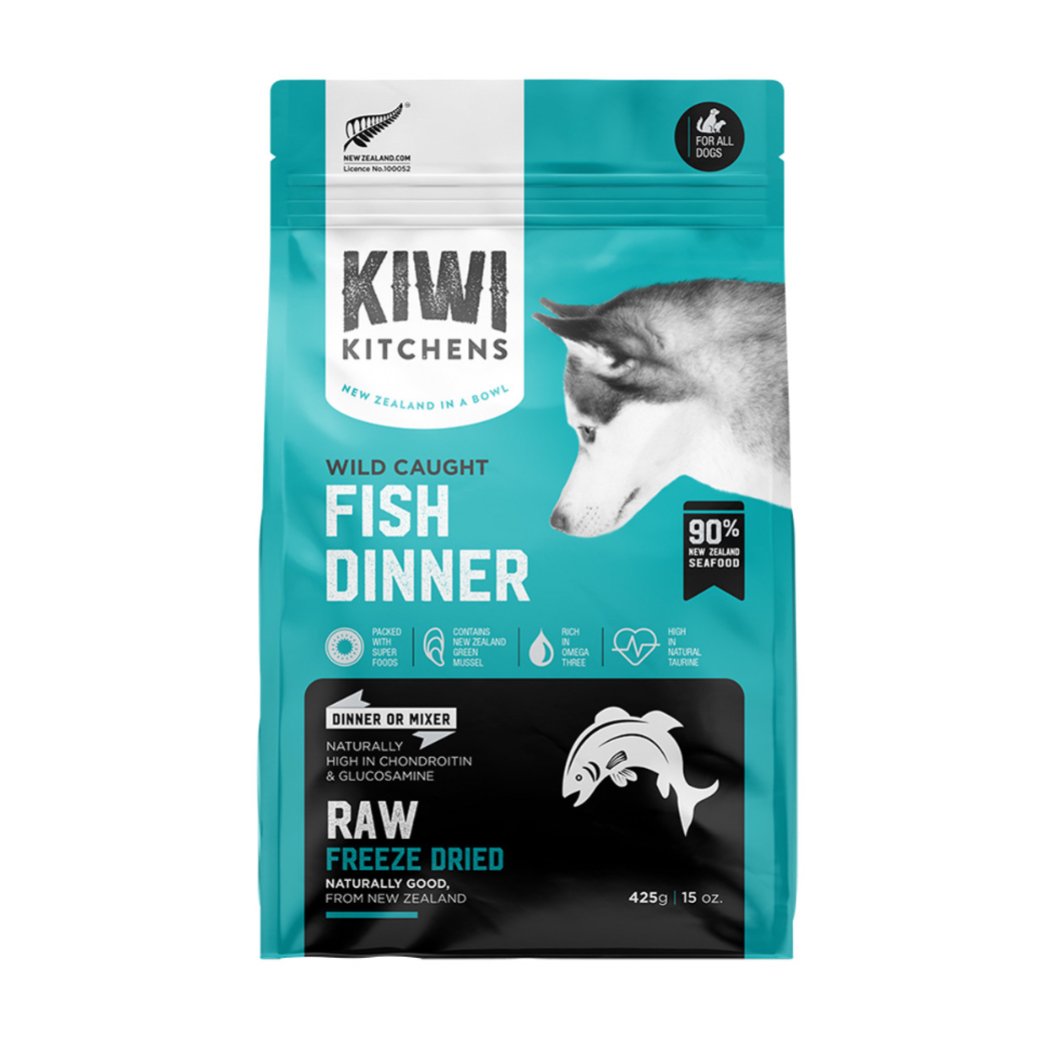 キウイキッチン KIWI KITCHEN チキン 425g フリーズドライ ⑤ KIWI KITCHENS フリーズドライ フィッシュディナー 142g/425g