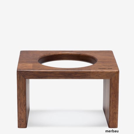 BRIDGE TRAY 食器台 メルバウ ブラウン 6cm/9cm/12cm/2ホール9cm