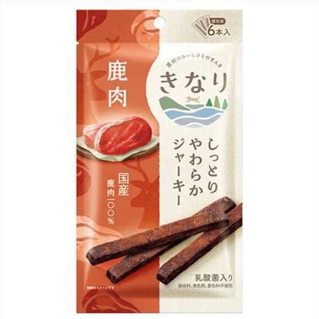 きなり  しっとりやわらかジャーキー 6本入り