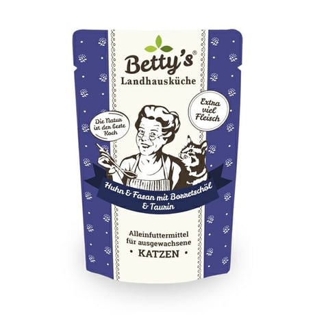 Betty's 鶏肉とキジ肉のブイヨン煮込み 猫用 100g