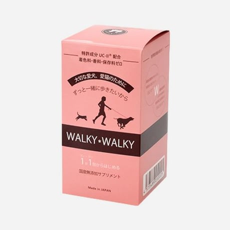 WALKY WALKY 関節サプリメント 60g 関節最強サプリ出た！