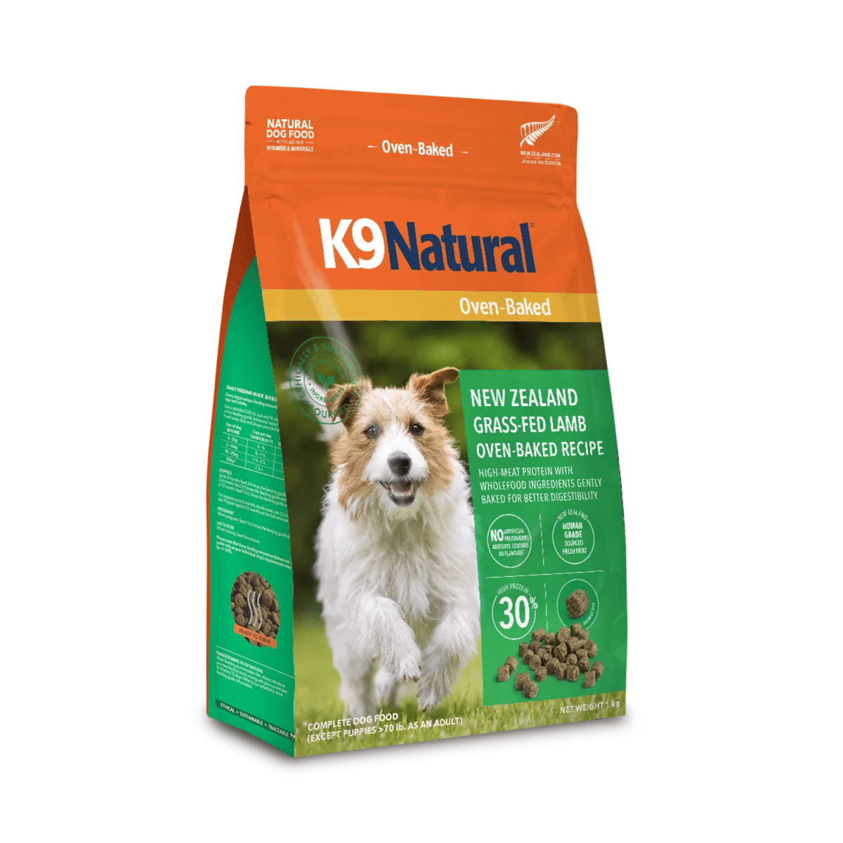 K9 Natural チキン オーブンベイクド 4kg K9natural ラム・オーブンベイクド 40g/1kg/4kg ザクザクとした
